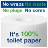 Tork Tork Coreless Toilet Paper Spindle Gray T7, Doubles Typical Capacity, Universal, 473040, Type C 473040